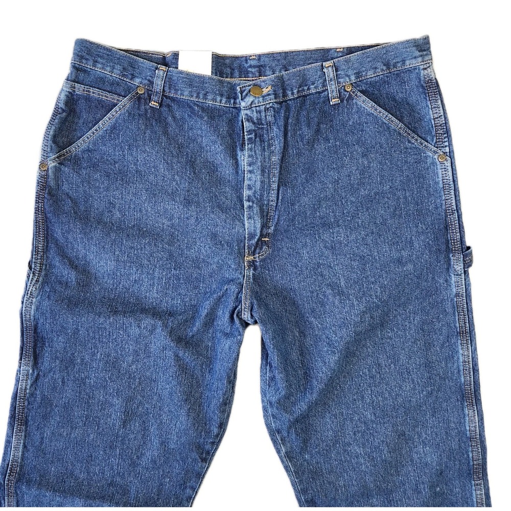 Old Mill Mens Stonewash Carpenter Jeans 40x30 Workwear Outdoors‎ Construction - Picture 3 of 8